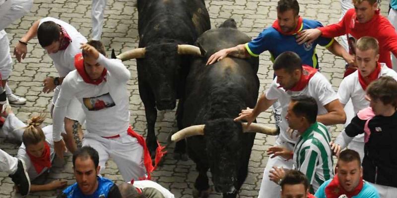 Cuarto encierro Sanfermines Jandilla