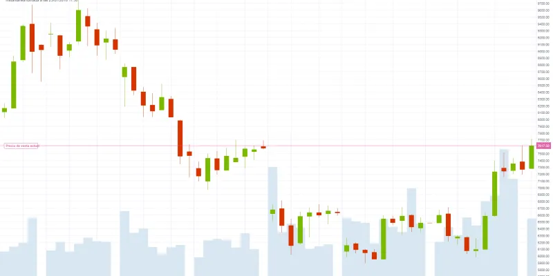 Gráfico Bitcoin (23.07.2018)
