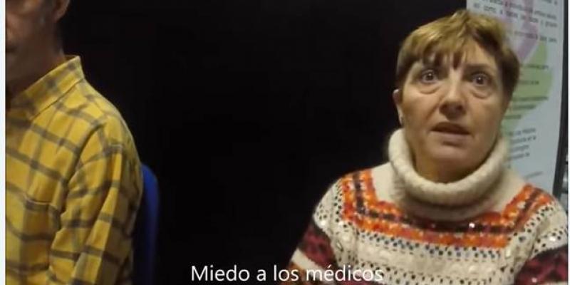 testimonio en un video para divulgar sobre los efectos de esta enfermedad en los pacientes 