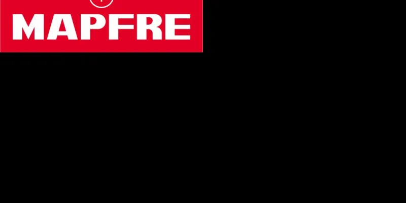 Logotipo de Mapfre con letra blanca y fondo rojo