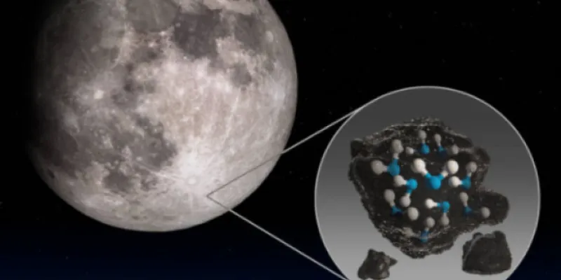 La NASA descubre agua congelada en la Luna