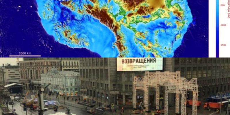 La antártida y Rusia con temperaturas elevadas