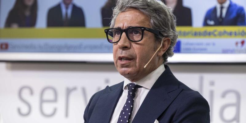Pablo Tauroni durante el encuentro organizado por Servimedia