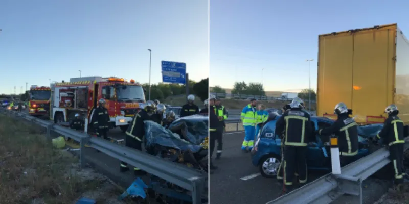 accidente M-50