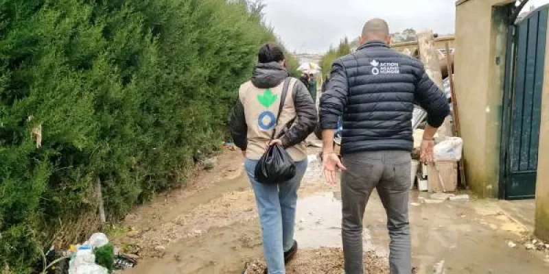 Acción contra el Hambre prestando ayuda a los afectados en Andalucía