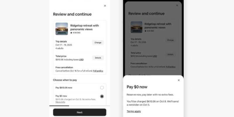 Airbnb Plataforma de reservas en un móvil