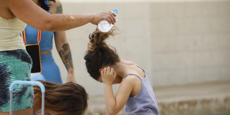 Altas temperaturas en los colegios españoles