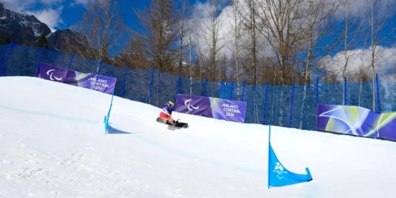 Prueba de snowboard en los Juegos Paralímpicos de Milán Cortina 2026 |