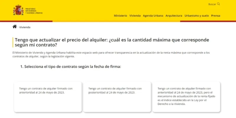Aplicación del Ministerio de Vivienda
