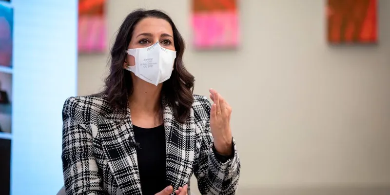 Imagen de Inés Arrimadas difundida por Ciudadanos en noviembre en su web oficial.