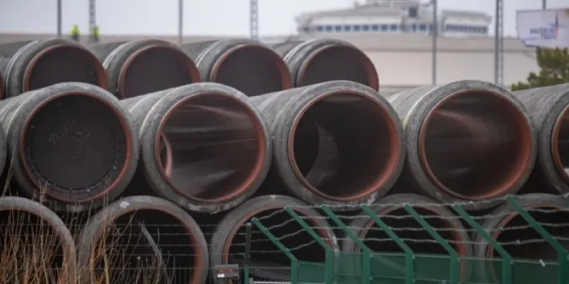 Tuberías destinadas al uso del gasoducto Nord Stream 2.¡