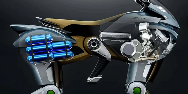 Caballo robot futurista