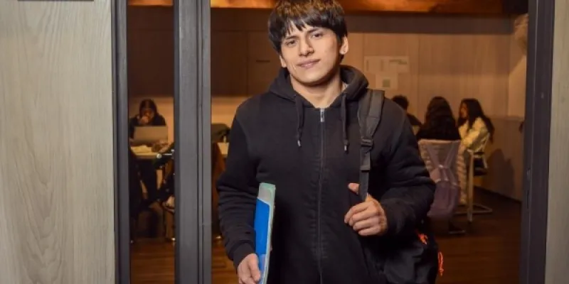 Facundo Alexander García, usuario del programa CaixaProinfancia