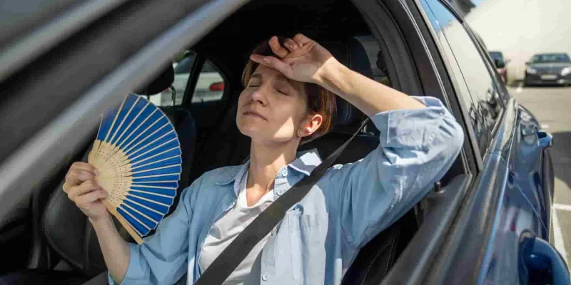 Aguantar el calor en el coche