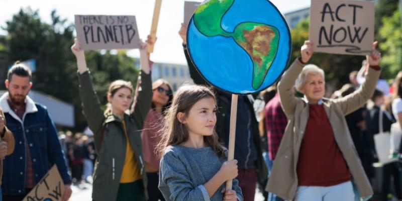 Manifestación contra el cambio climático