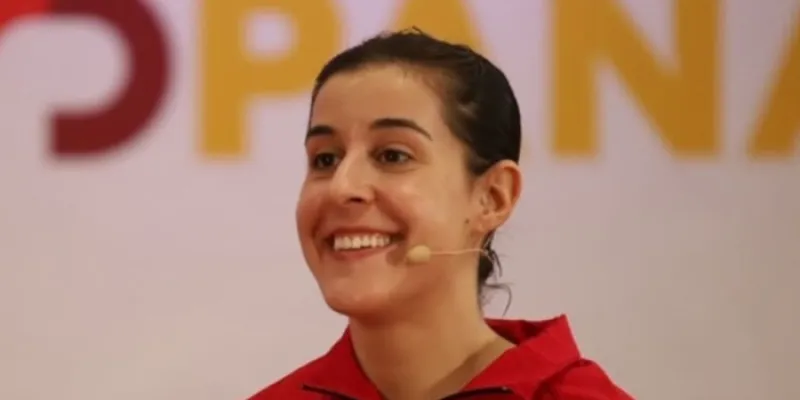 Carolina Marín, campeona olímpica de bádminton 
