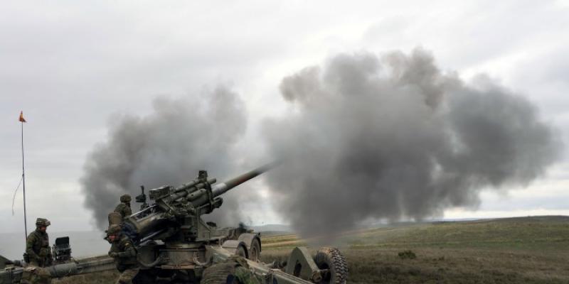 Unidades de Artillería durante el ejercicio 'Gazola 25' en el Cenad 'San Gregorio' 