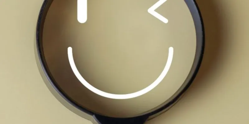 Lupa con una carita feliz