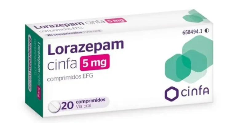 Nueva caja de Lorazempan
