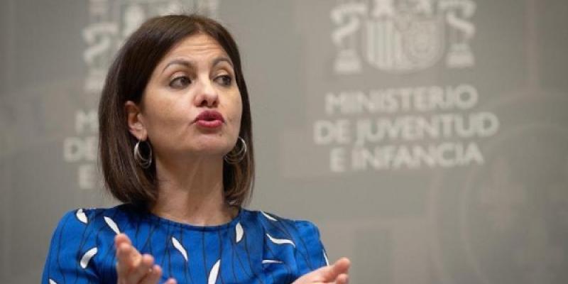 ministra de Juventud e Infancia, Sira Rego, durante una intervención sobre el proyecto Gran Giro
