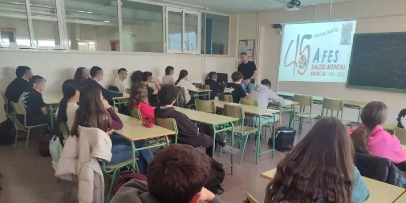 Charla de AFES Salud Mental Murcia. 