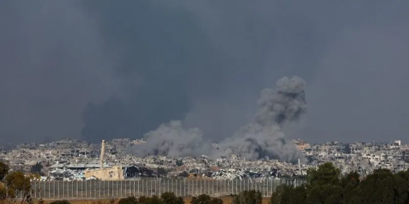 Bombardeo en Gaza