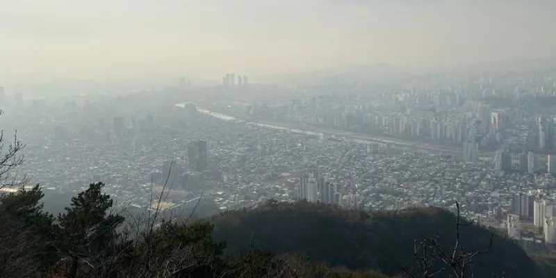 Contaminación en una gran ciudad