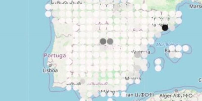 Mapa muertes prematuras por contaminación del aire