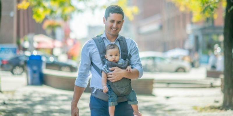 Padre con su hijo