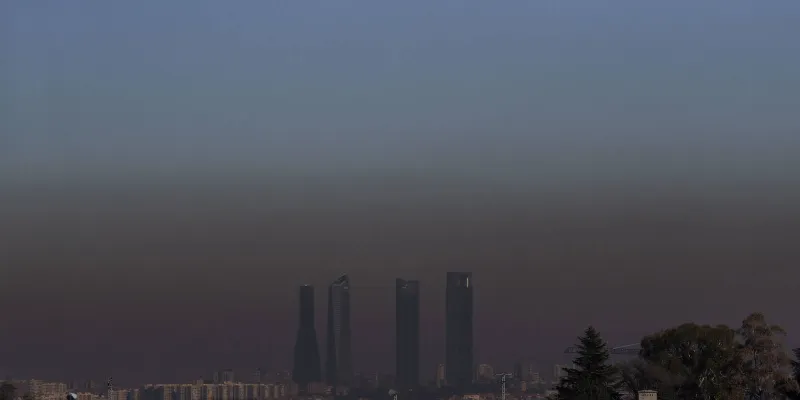 Contaminación por calefacción en Madrid