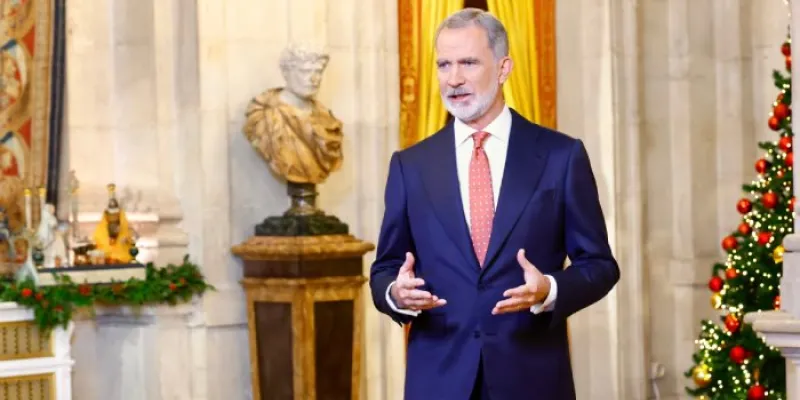 El Rey, durante un discurso