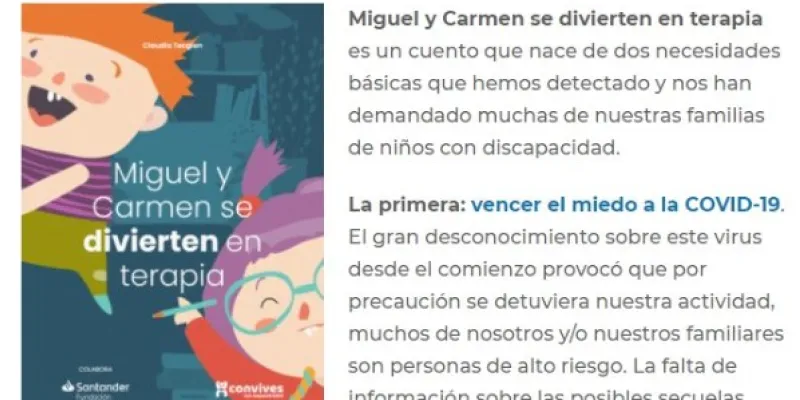 Superar el miedo al covid con un cuento