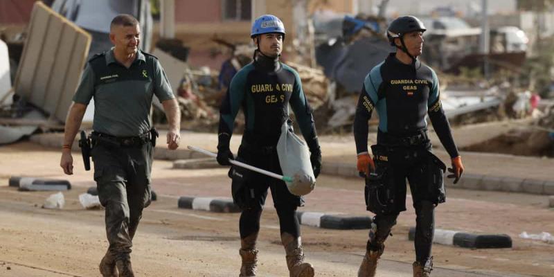 La Guardia Civil aumenta sus refuerzos en la DANA