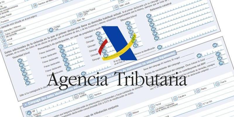 Imagen de la declaración de la renta