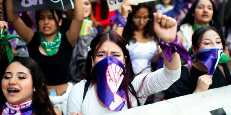 Día Internacional de la Mujer, en Bogotá (Colombia)