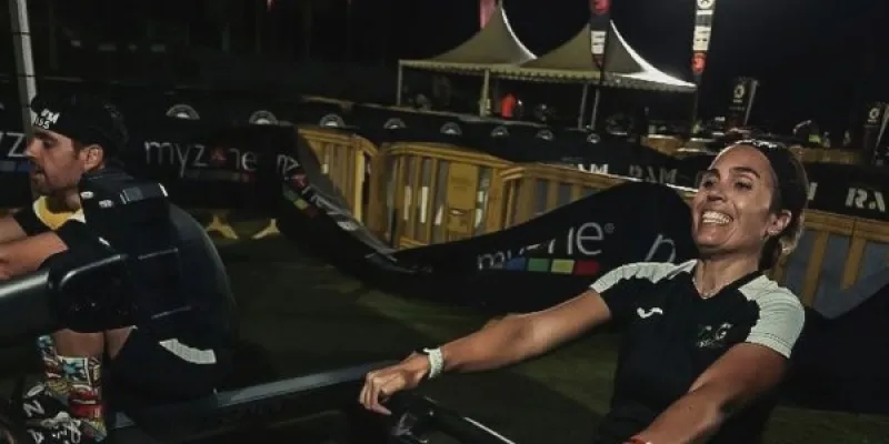 Blanca Machón en evento deportivo DekaSpain