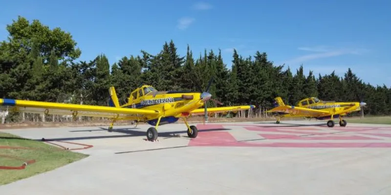 Medio aéreo de extinción de incendios forestales