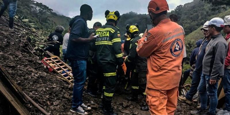 Al menos 33 muertos en un deslizamiento de tierra en Colombia