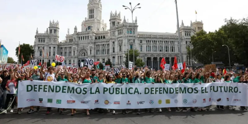 Educación pública manifestación