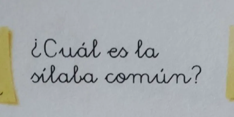 ¿Cuáles son las sílabas que se repiten?