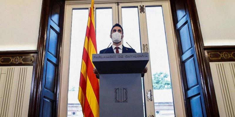 El presidente del Parlamento catalán, Roger Torrent. - EFE / QUIQUE GARCIA