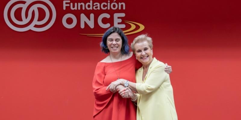 Las representantes de las entidades en la renovación del acuerdo