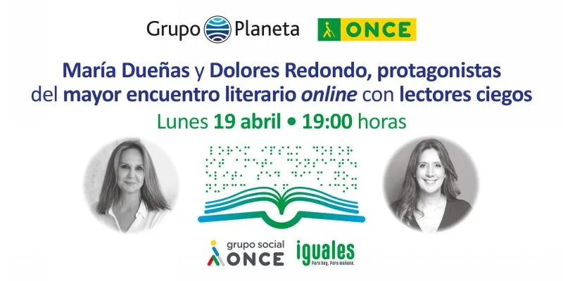 Cartel encuentro literario online