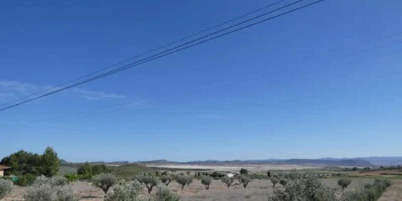 Terreno donde se instalará la planta Lorca energía fotovoltaica en la Pedanía de La Paca (Murcia) 