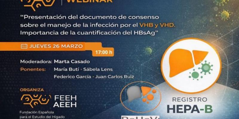 Cartel del registro sobre hepatitis B 