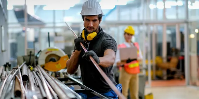 Empleado del sector industrial