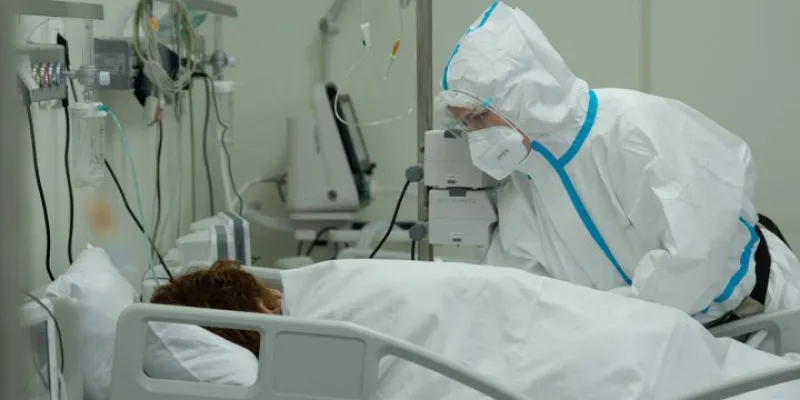 Contagiado de Covid en el hospital