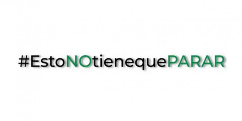 #EstoNOtienequePARAR lema de la campaña