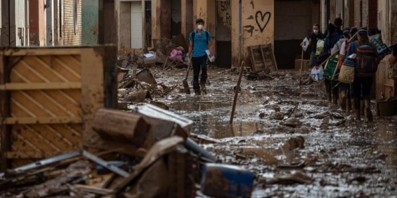 Imagen de la DANA en Valencia