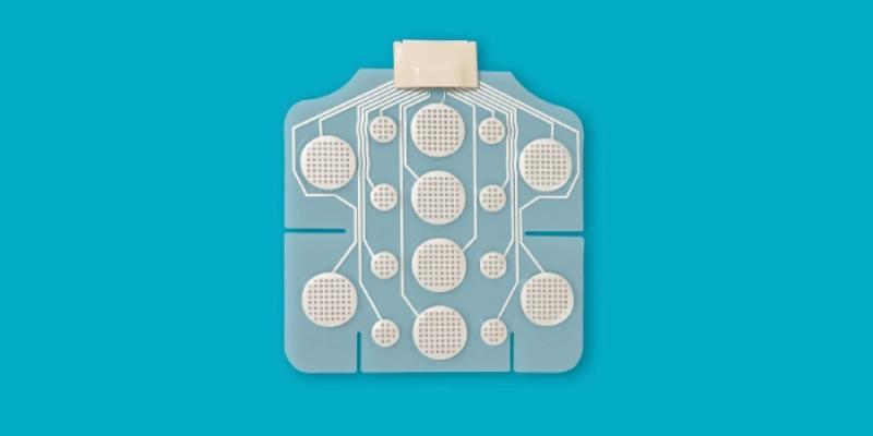 Circuito impreso transmisor de las señales del dispositivo ExaStim 